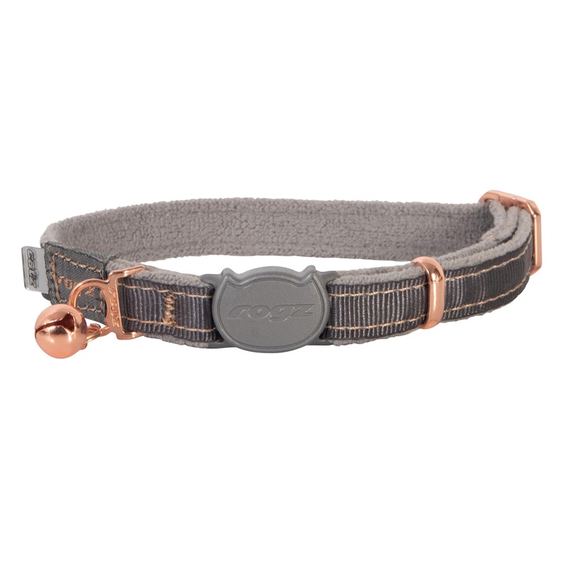 Rogz Urban Cat Safety Collar small/medium – Dove Gray