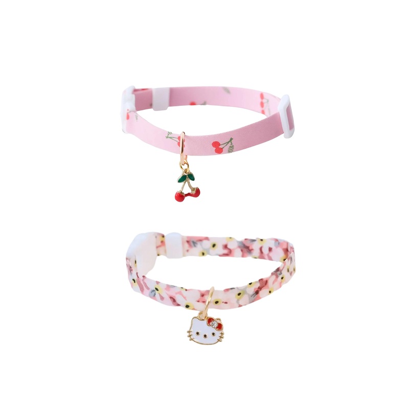 UniCharm 2Pack: Versatile Gender-Neutral Cat Collar Kit with Adjustable Breakaway, Pendant Detail  Uniting Safety, Style, Cuteness, and Comfort in Adorable Twin Collars for Cats