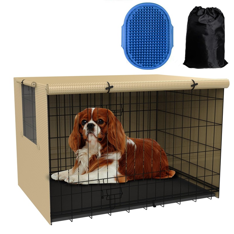 Dog Cage Covers,Crate covers for dog cages,kennel cover,dog crate cover, cover,dog cage cover for winter outside,Warmer & Waterproof crate cover,Dog enclosure covers,for 24 30 36 42 inch 42-Inch