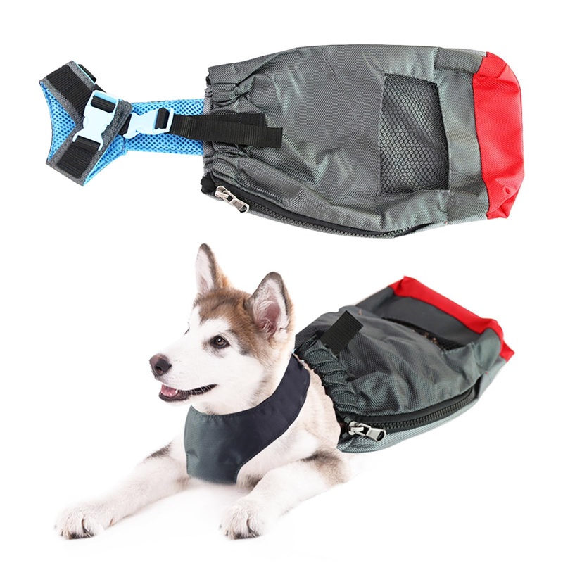 Drag Bag for Paralyzed Dogs Rear Legs, Indoor Dog Wheelchair Alternative for Disabled Pets Back Rear Legs, Adjustable Pet Injuries Protection Bag Protects Chest and Limbs(S) S