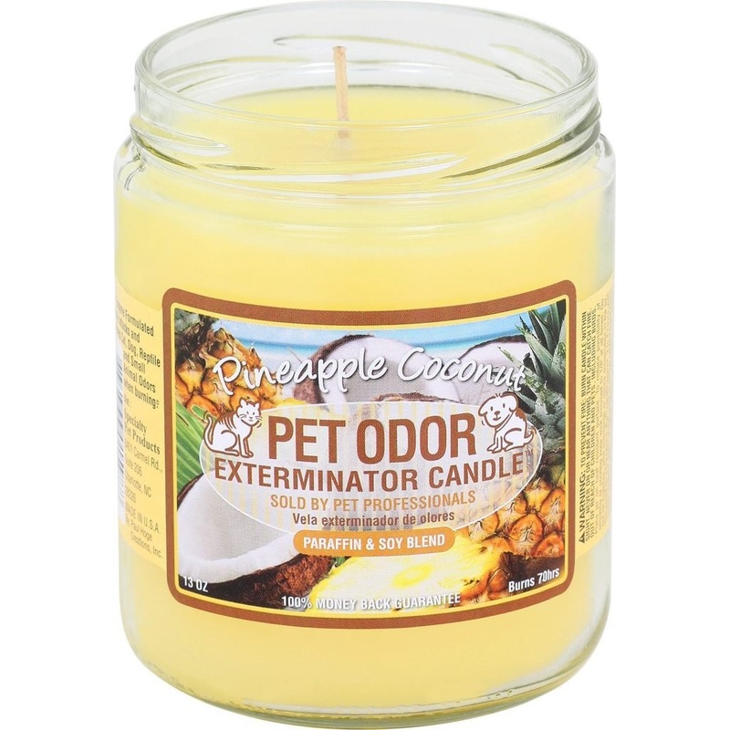 Pet Odor Exterminator Candle, Pineapple & Coconut – Pack of 2