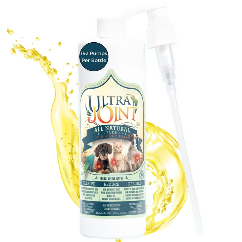Ultra Joint – Liquid Joint Support Supplement for Dogs with Glucosamine & Chondroitin – Pain Relief from Arthritis & Inflammation (16 oz) 16oz