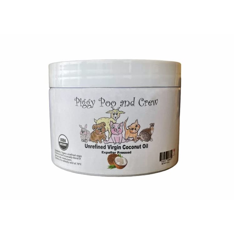 USDA Organic Unrefined Virgin Coconut Oil for Pigs Dogs Rabbits Cats and other Small Animals
