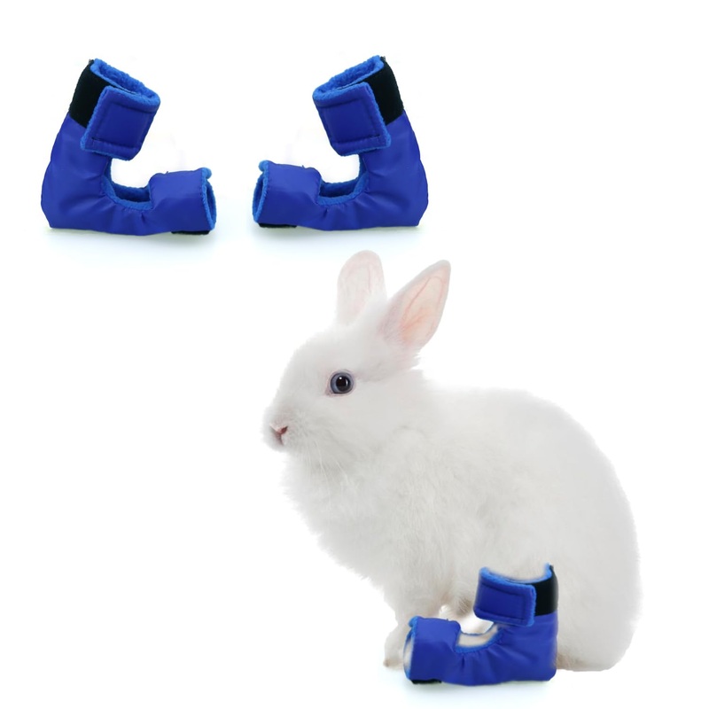 1 Pair of Water Resistant Rabbit Socks for Sore Hocks Elbow Protective for Bunny Recovery and Relief Wound Pain Waterproof