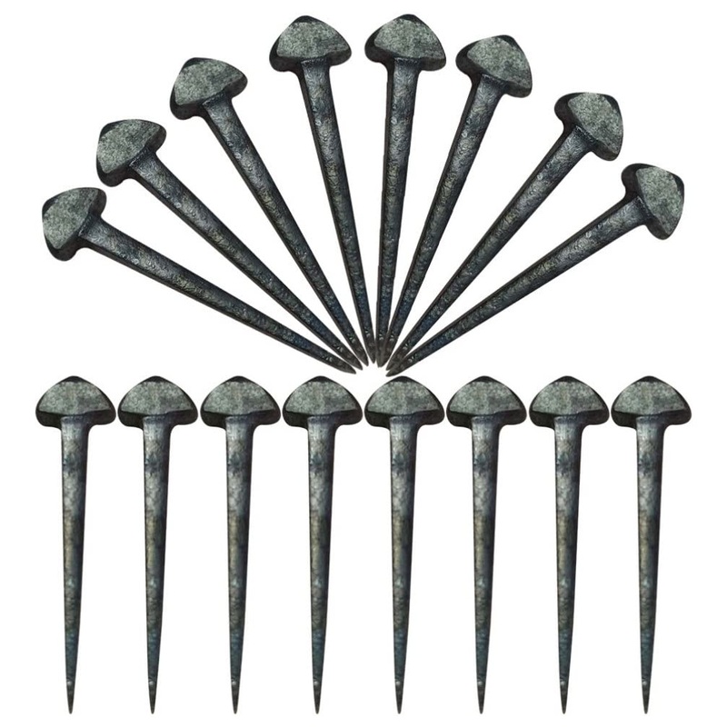 50pcs Iron Horseshoe Nail Horseshoe Nails Replaceable Horseshoe Nail Replaceable Hoof Nails Small Horseshoe Tool Sturdy Horseshoe Tool Iron Hoof Nails Small Hoof Nails Horse Supply