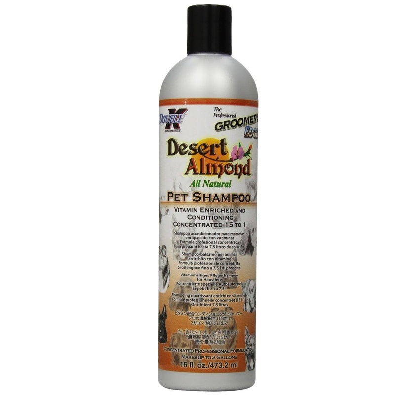 Groomer’s Edge Desert Almond Dog and Cat Shampoo, 16-Ounce