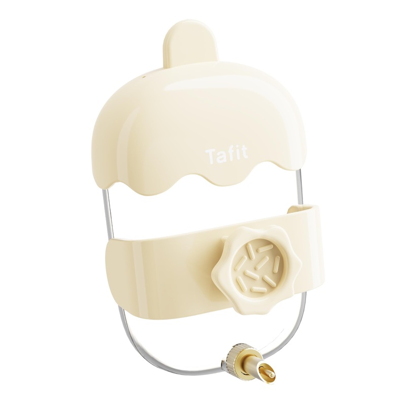 Leak-Proof & Chew-Proof Hanging Water Dispenser for Birds, Chinchillas, Guinea Pigs, Ferrets, Rats, Rabbits, Bunnies, Parrots, and Other Small Animals – Beige, 12oz