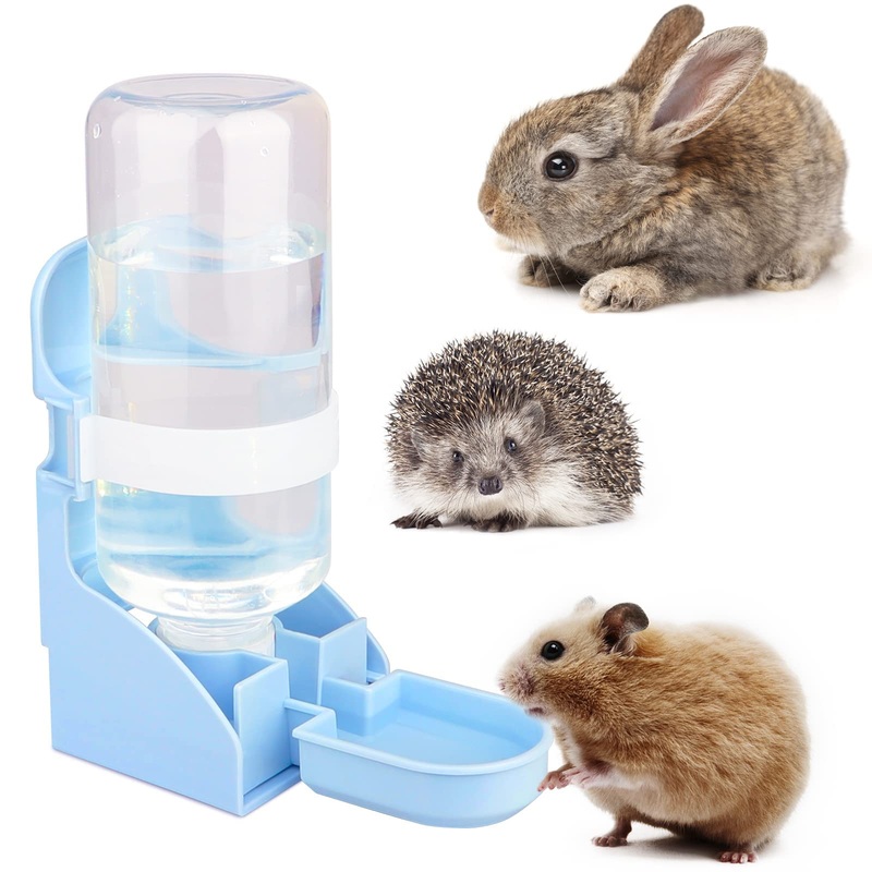 Rabbit Water Bottle, [500ml/17oz] Diyife Guinea Pig Water Bottle Non Drip, Hamsters Automatic Water Dispenser, Free Standing Small Animal Water Bottle for Bunny Chinchilla Hedgehog Squirrel Ferret 500ml
